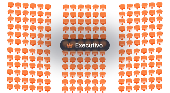 Área Executivo, ao fundo da plenária
